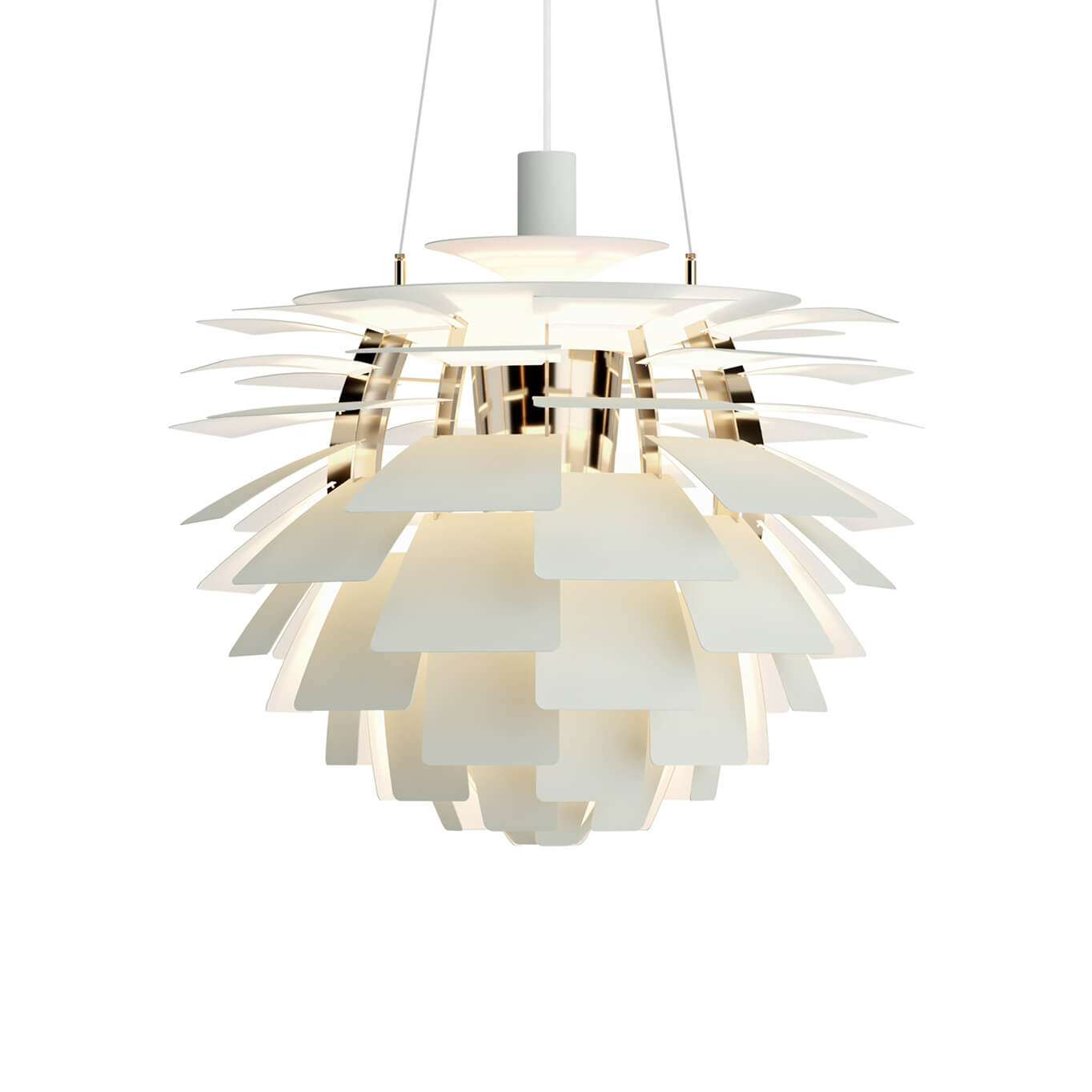 Suspension PH Artichoke Ø60 cm Vert Cendré / Laiton