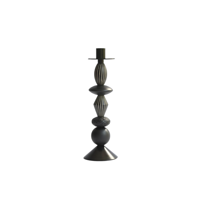 Photophore, bougeoir et bougie PLAY & BURN small Érable noir ZANAT
