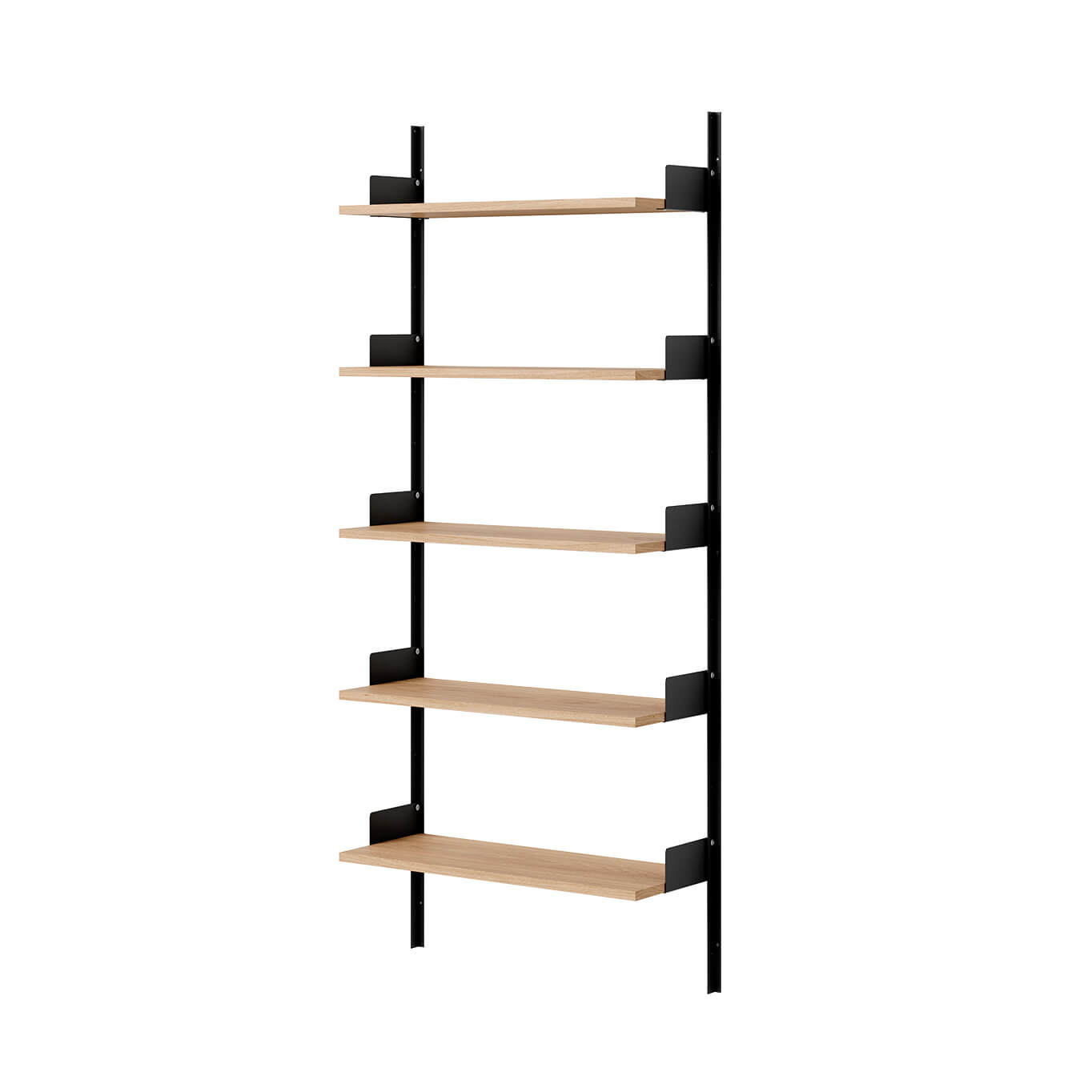 Shelving NEW WORKS WALL 1900  Black/ Oak NEW WORKS