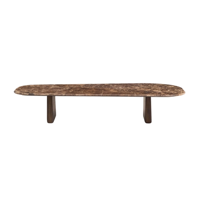 PIRITA Marbre Marron / Chêne Foncé KAVE HOME