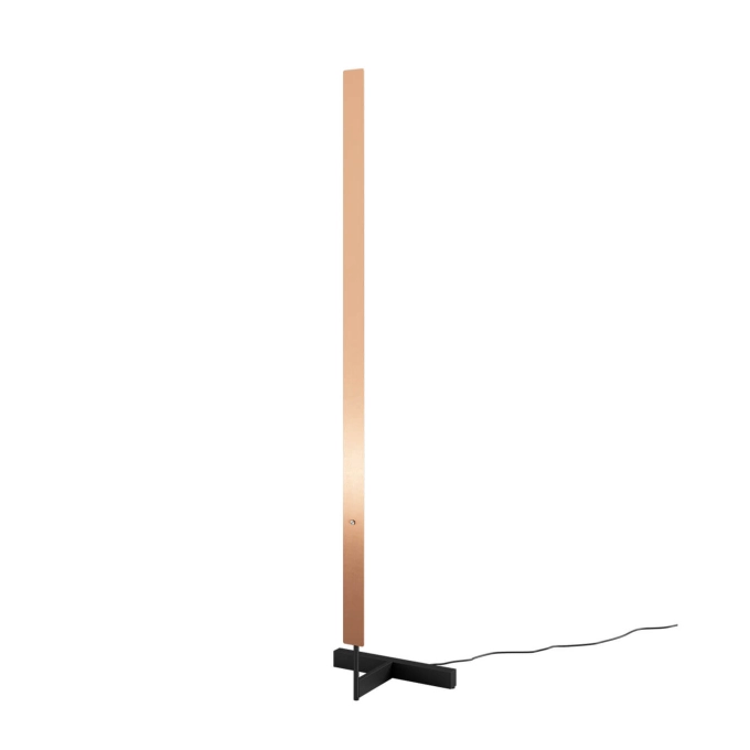 Floor Lamp F-MODEL Brushed Copper ANOUR