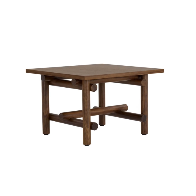 Table d'appoint guéridon MUECKE Noyer KNOLL