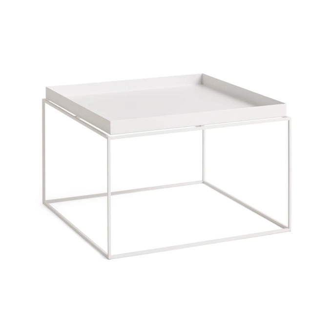 Table basse TRAY 60 x 60 Blanc HAY