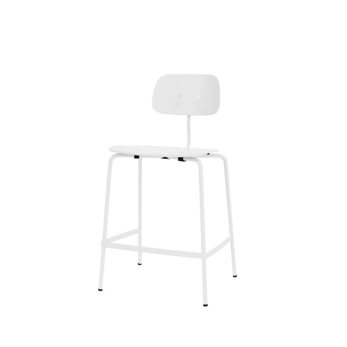 Tabouret haut KEVI 2061 Neige MONTANA