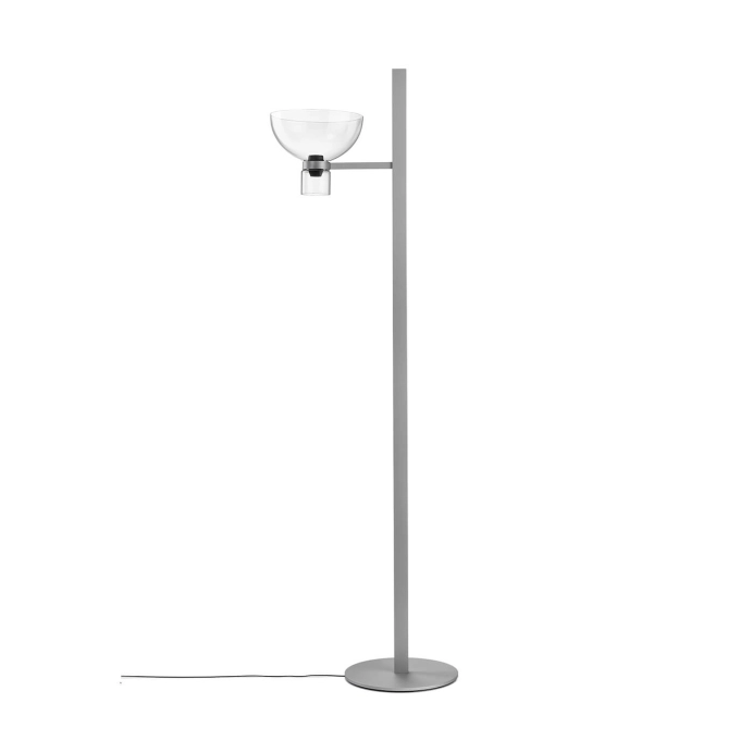 Lampadaire NOCTURNE FLOOR 1 BOWL Argent FLOS