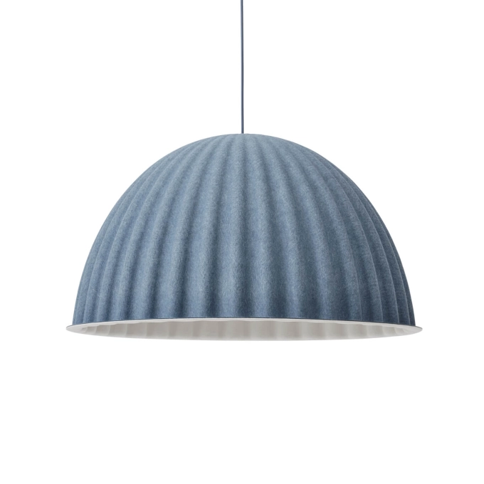 Pendant Light UNDER THE BELL Ø 82 Blue Grey MUUTO