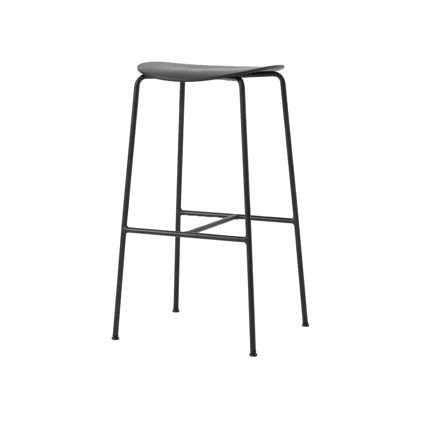 Bar Stool PAVILION AV38 Black Oak AND TRADITION