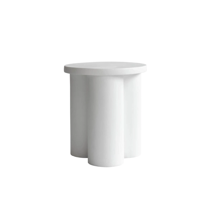 Side Table BIG FOOT Bone white fiber concrete 101 COPENHAGEN
