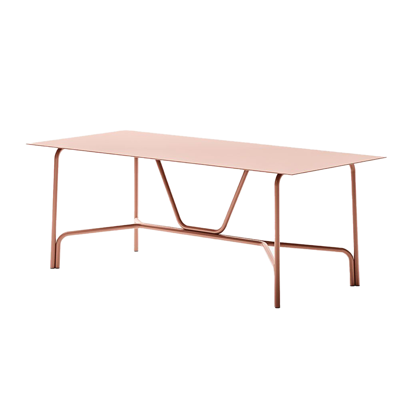 Outdoor Table SALO L 203 Terracotta UNOPIÙ