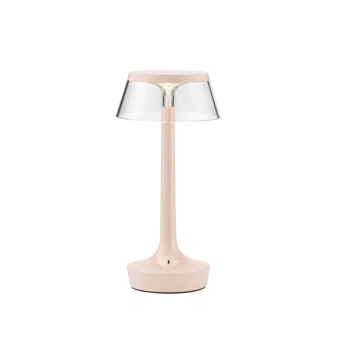 Lampe sans fil BON JOUR UNPLUGGED French rose FLOS