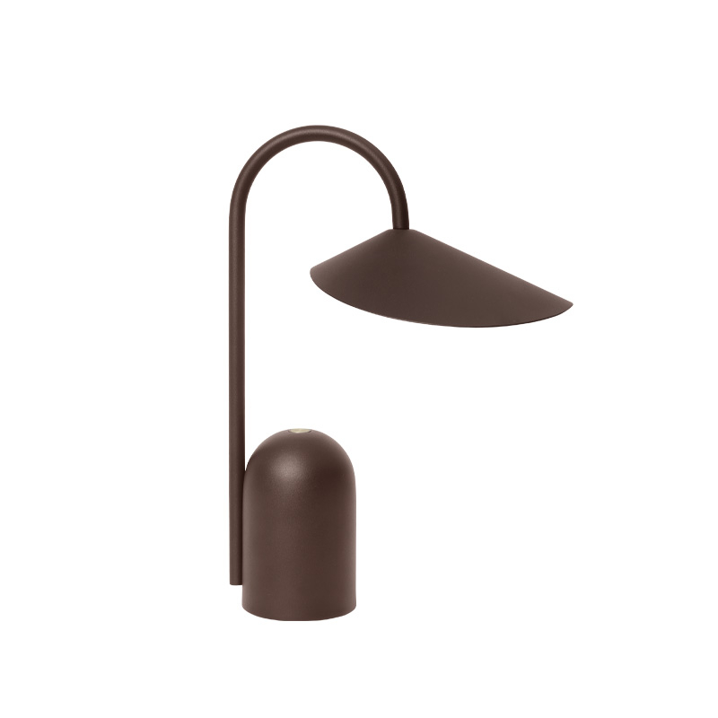 ARUM PORTABLE LAMP Chocolat Foncé FERM LIVING