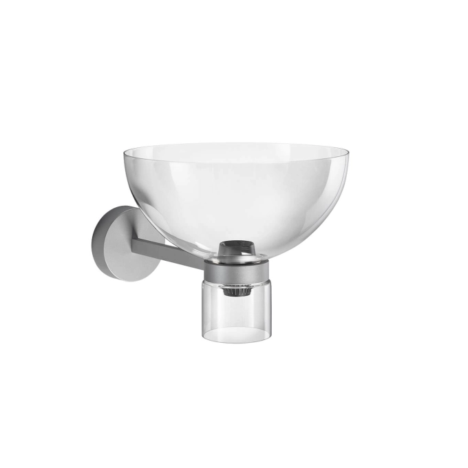 Wall light NOCTURNE WALL BOWL Silver FLOS