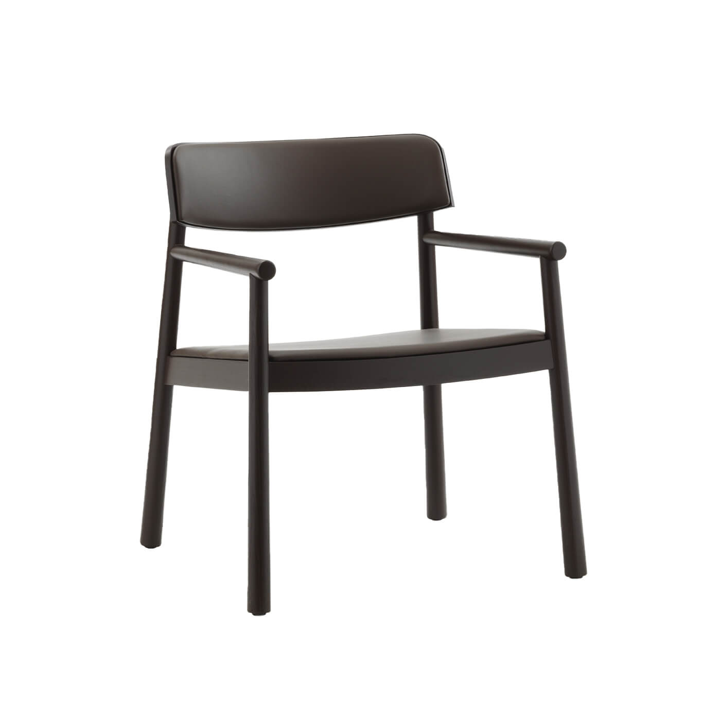 Fauteuil TIMB Marron/ Cuir Ultra Chocolat NORMANN COPENHAGEN