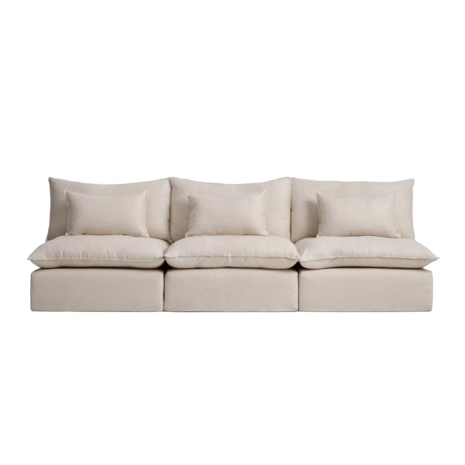 ANARELA modulable 5 places Lin Beige KAVE HOME