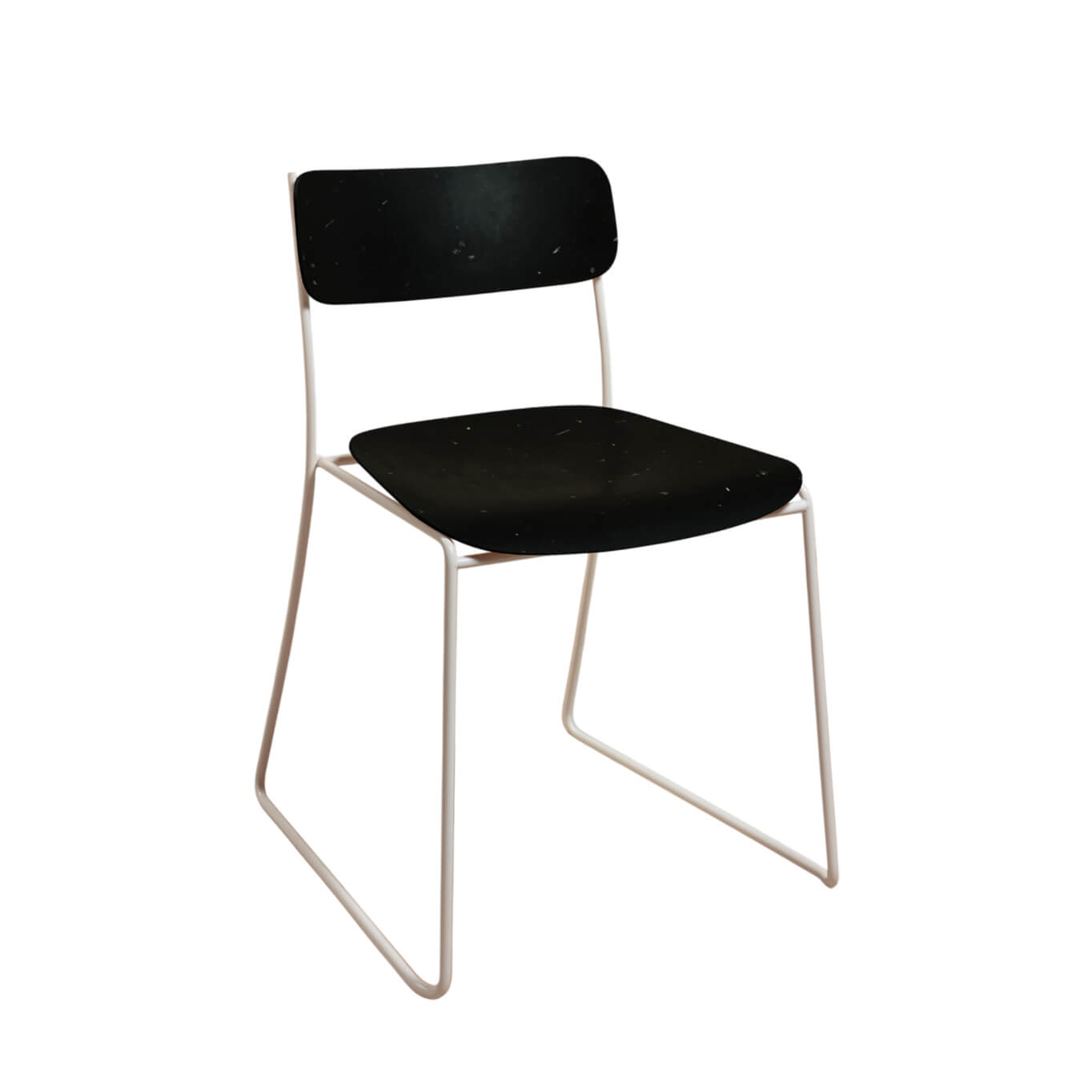 Chaise SEN 95.6 Plastique Noir/ blanc NOMA