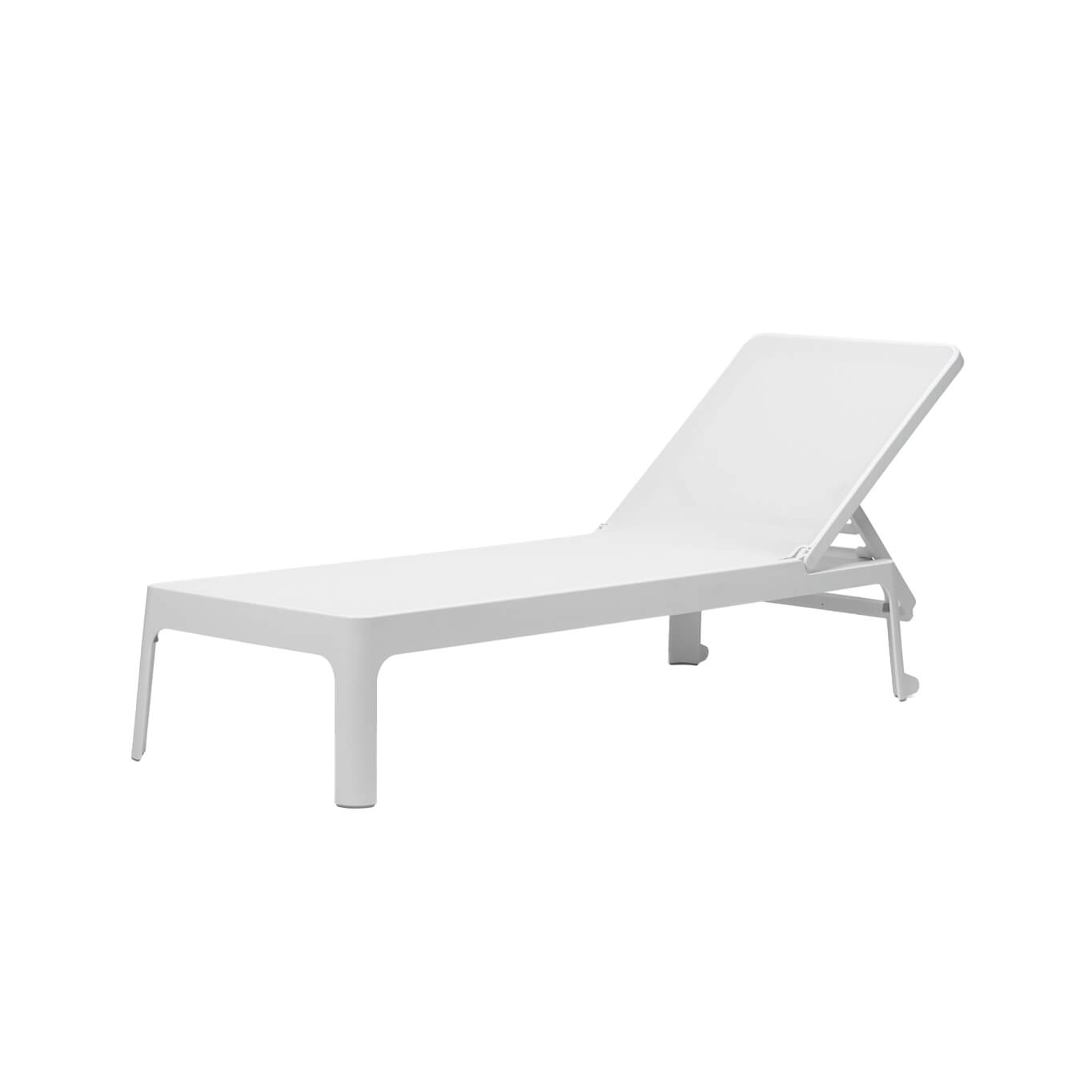 Bain de soleil, chaise longue et hamac PLANO Blanc NARDI