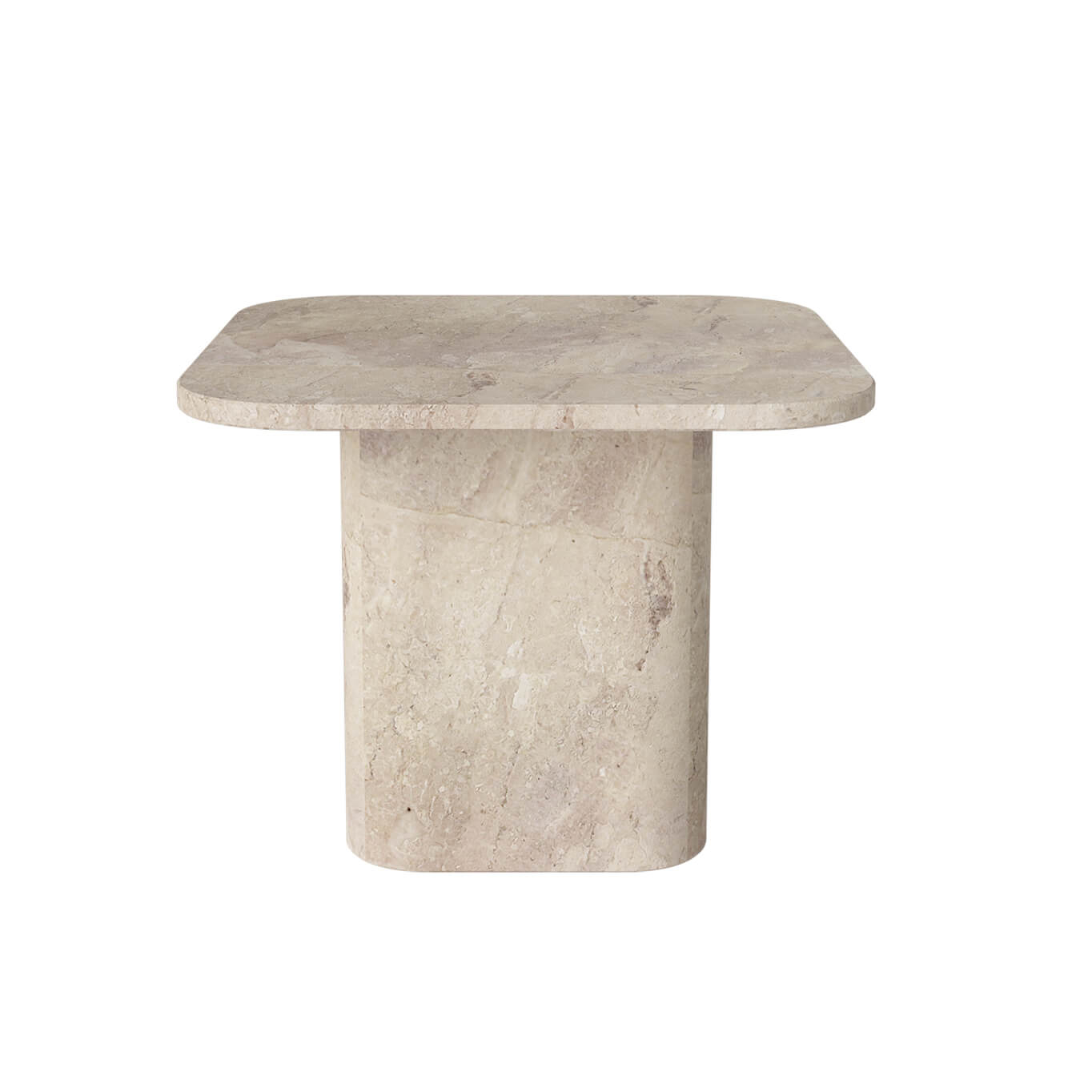 Table basse EIDA 55x55 Marbre Beige BOLIA