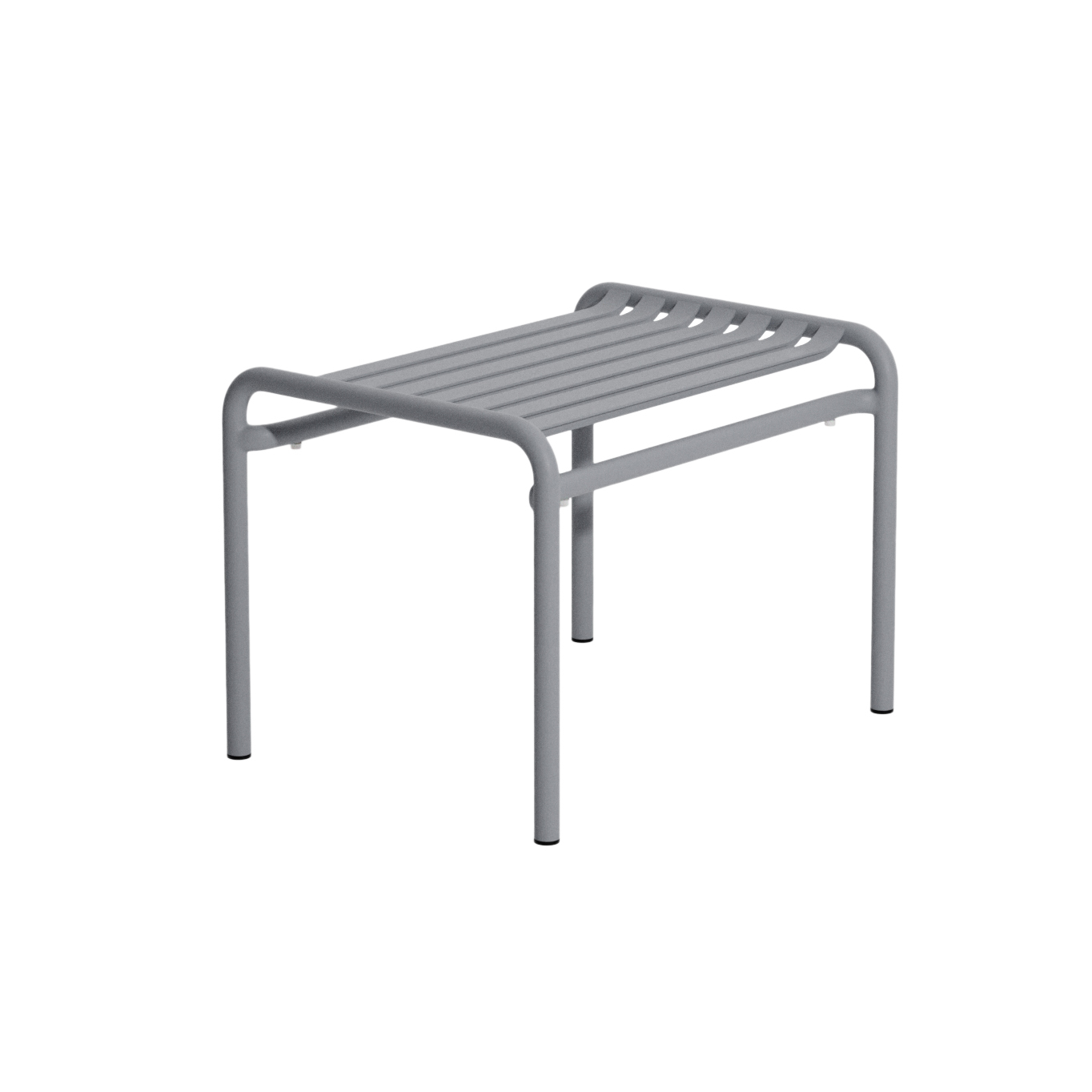 Tabouret extérieur WEEK-END repose-pieds Gris Pierre PETITE FRITURE