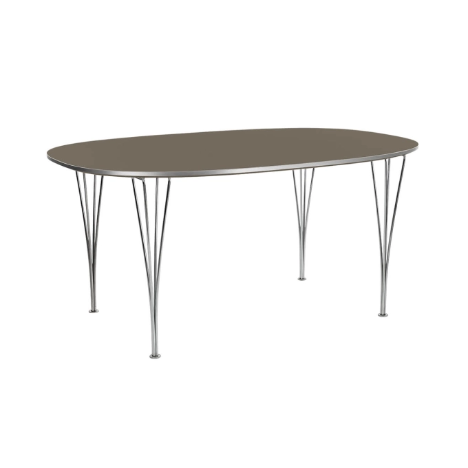 Table SUPERELLIPSE Fenix Marron Ottawa FRITZ HANSEN