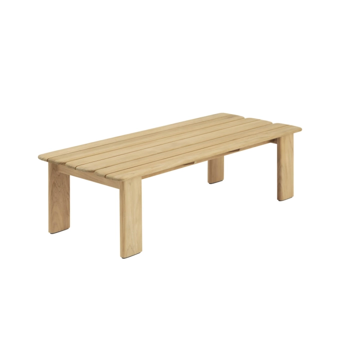 Table basse ASSEMBLE 135x55 Teck MUUTO