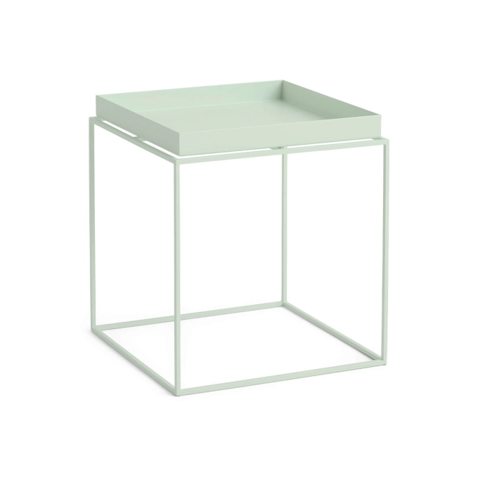 Table basse TRAY 40 x 40 Menthe HAY