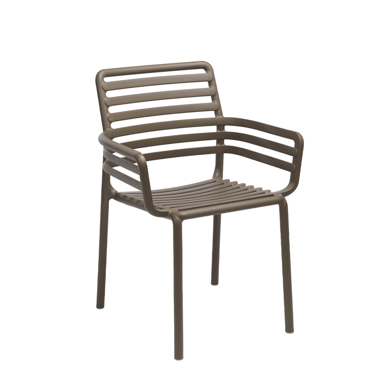 Chaise extérieure DOGA BISTROT avec accoudoirs Tabac NARDI