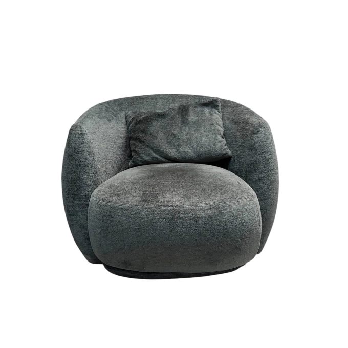 Fauteuil PACIFIC base pivotante Gris MOROSO