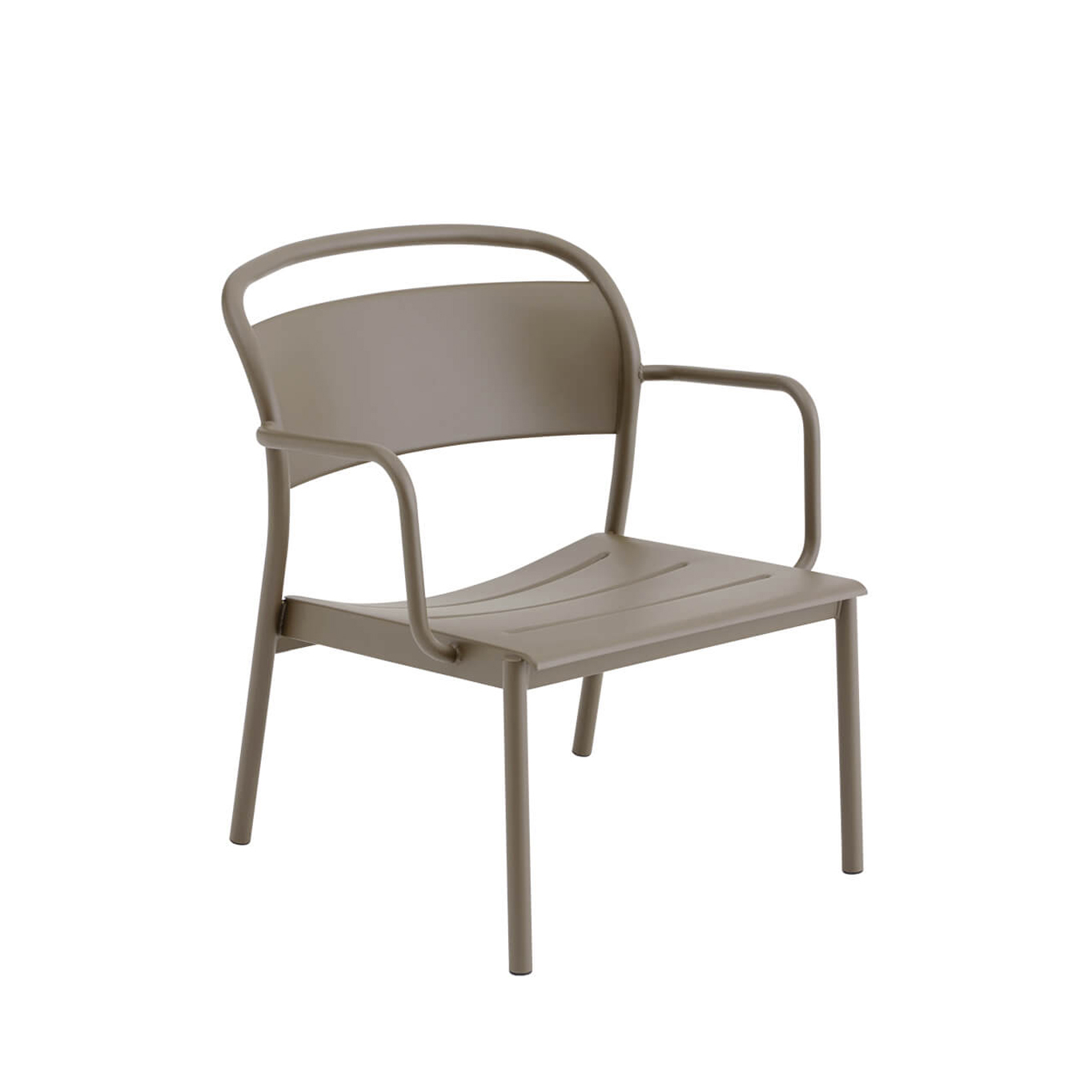 Fauteuil extérieur Fauteuil LINEAR STEEL Taupe MUUTO