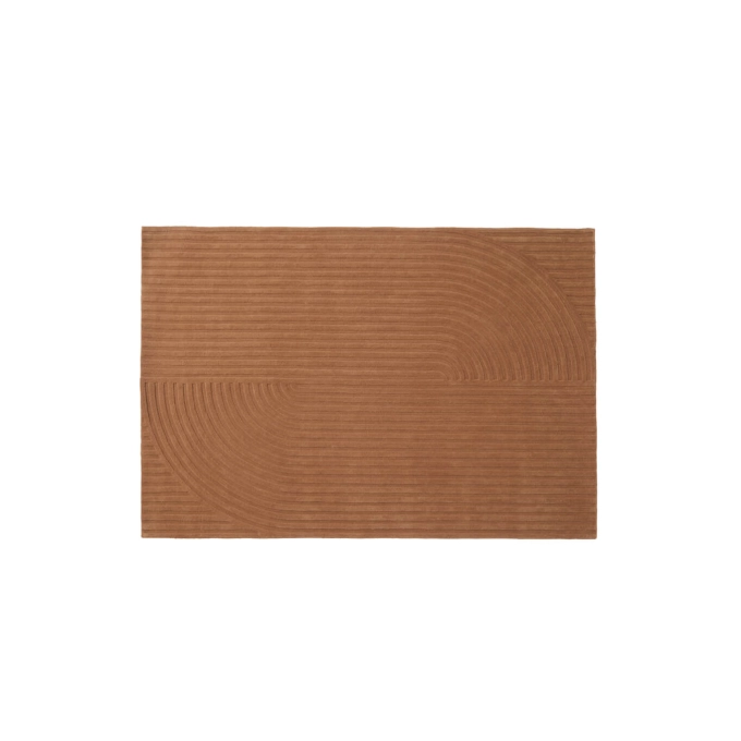 Rug RELEVO QUATTRO 170x240 Burnt Orange MUUTO