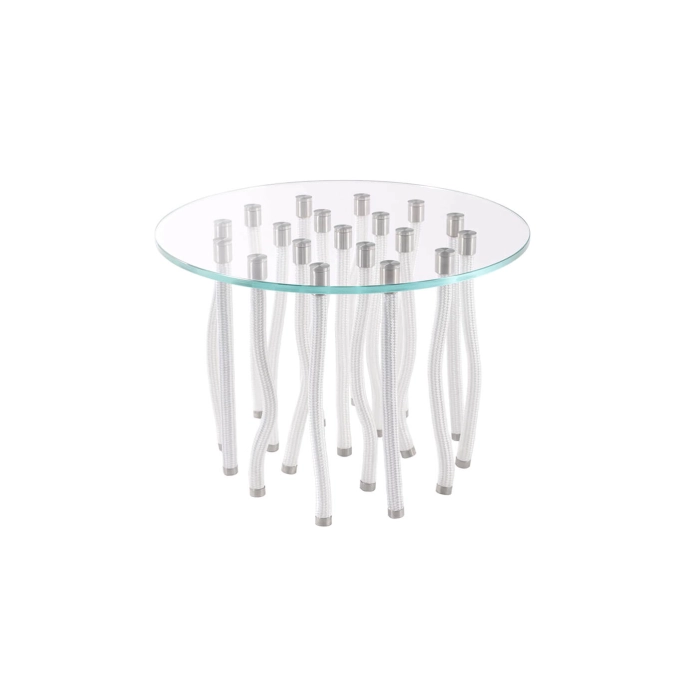 Table d'appoint guéridon ORG H 40 Blanc CAPPELLINI
