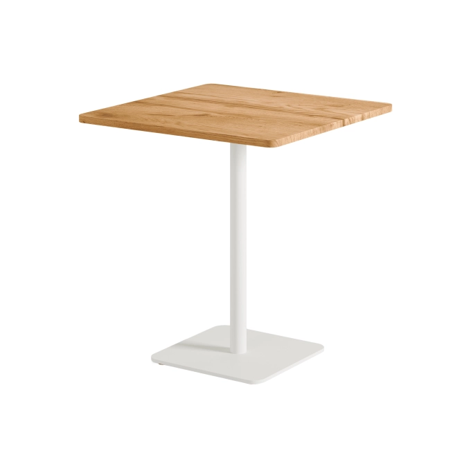 Table MOKA Chêne/Blanc Crème L 70 TIPTOE