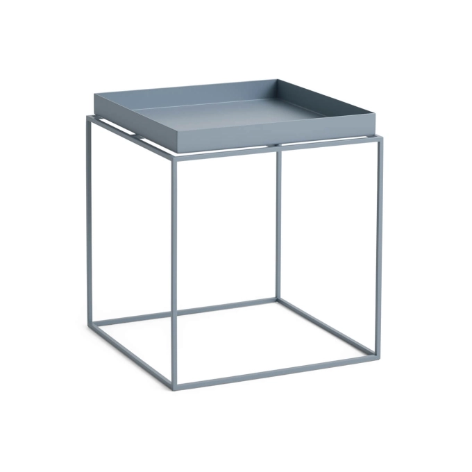 Table basse TRAY 40 x 40 Bleu HAY