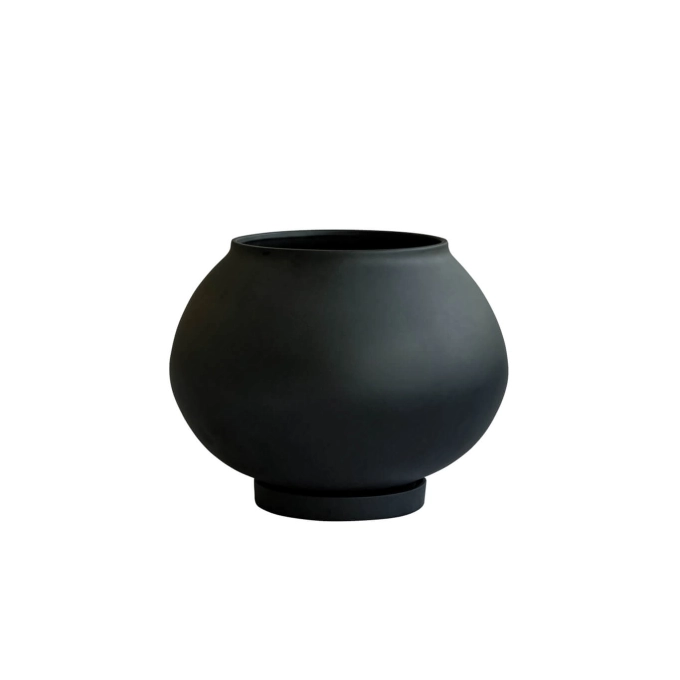 Pot et jardinière SUNAO FAT big Noir 101 COPENHAGEN