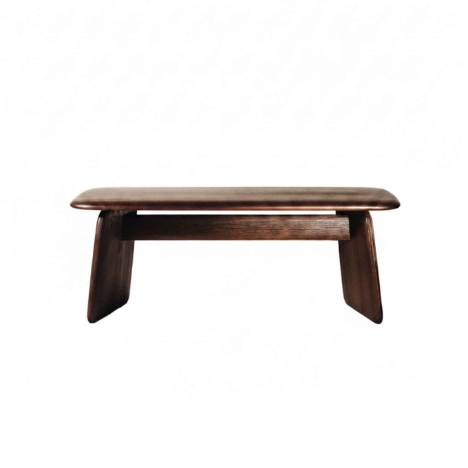 Designer Bench STONEHENGE Walnut oil ZANAT