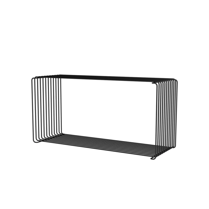 Shelving PANTON WIRE rectangle Black MONTANA