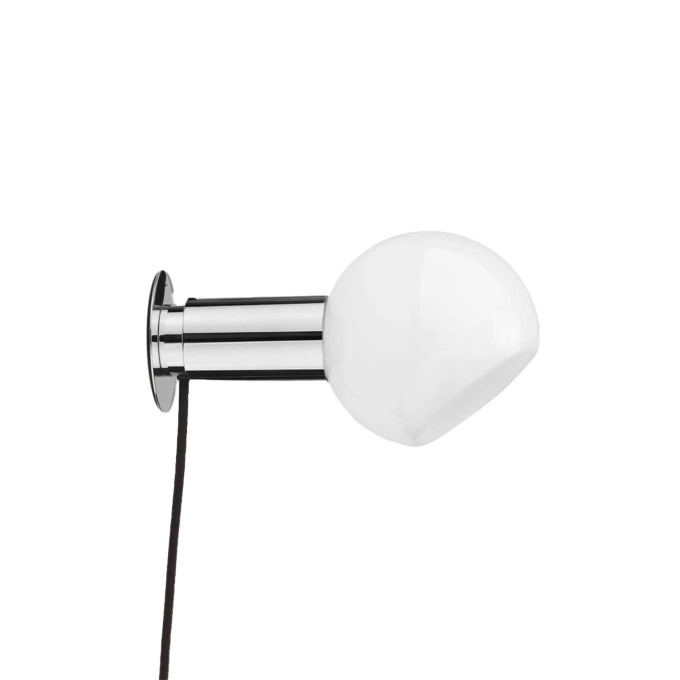 Applique DONYA avec prise Acier inoxydable Poli ANOUR