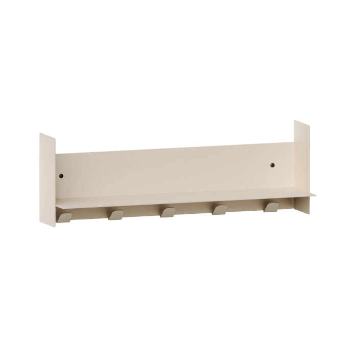 Shelving PLI Cream White with coat racks L 60 TIPTOE