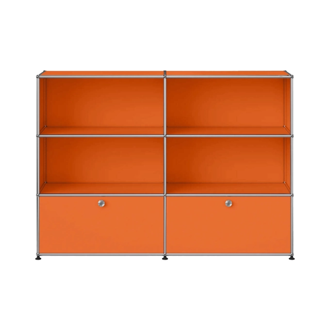 Storage Unit USM HALLER M65 Orange Pur USM HALLER