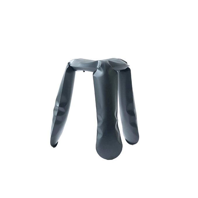 Stool PLOPP STANDARD Aluminium Graphite grey matt ZIETA