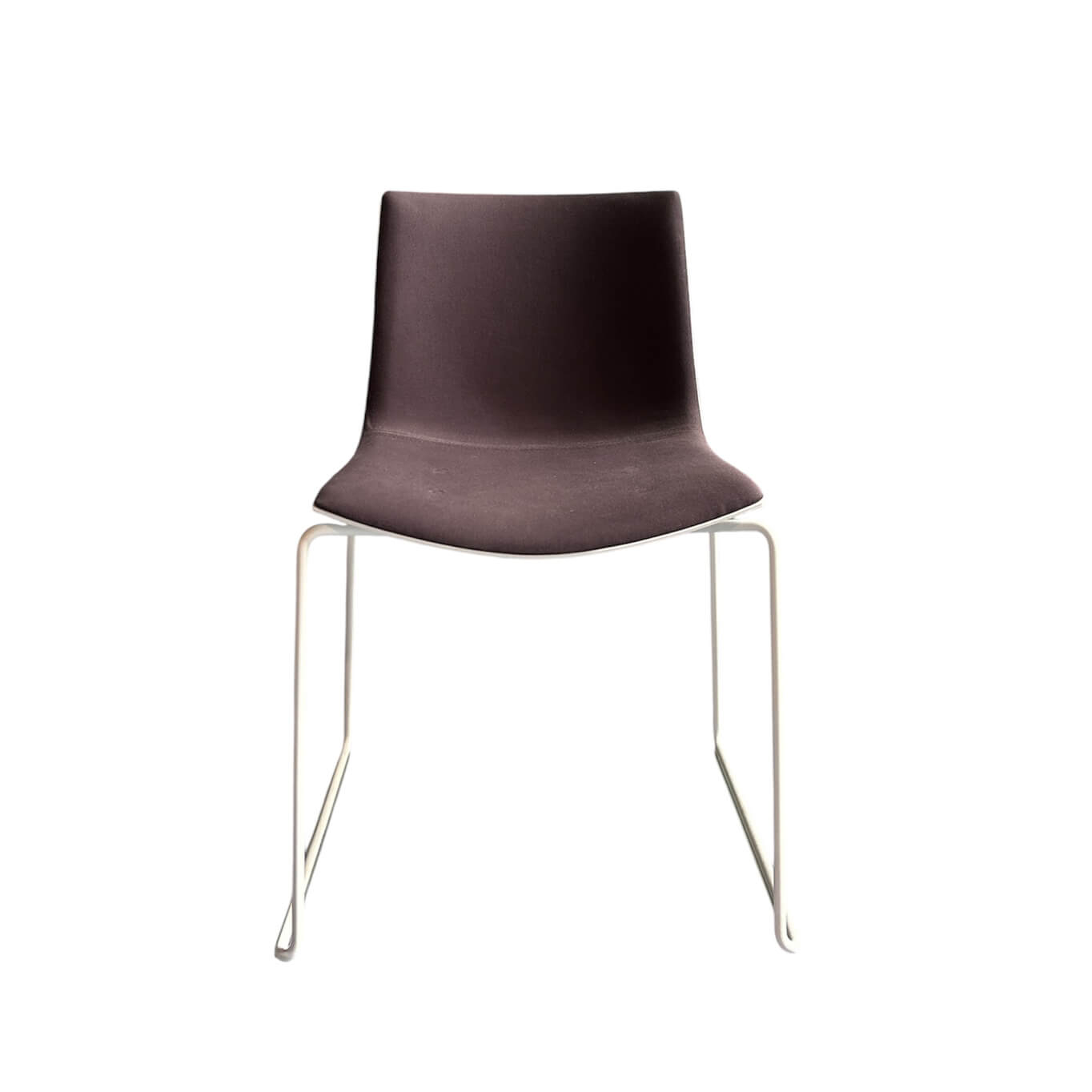 Dining Chair CATIFA 46 Brown sled base ARPER