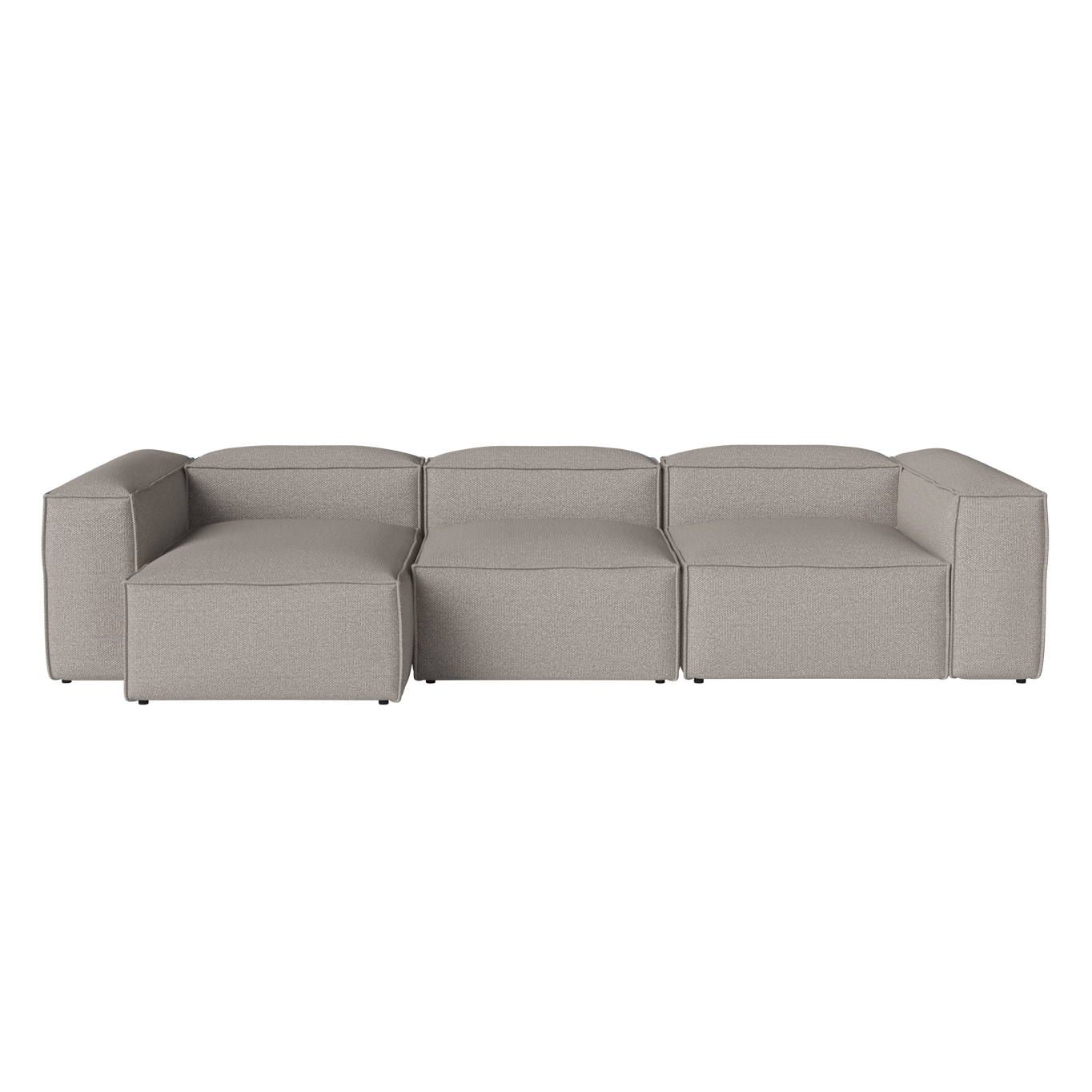 Sofa COSIMA Chaise Longue Left 340x120 Monza Grey-White BOLIA