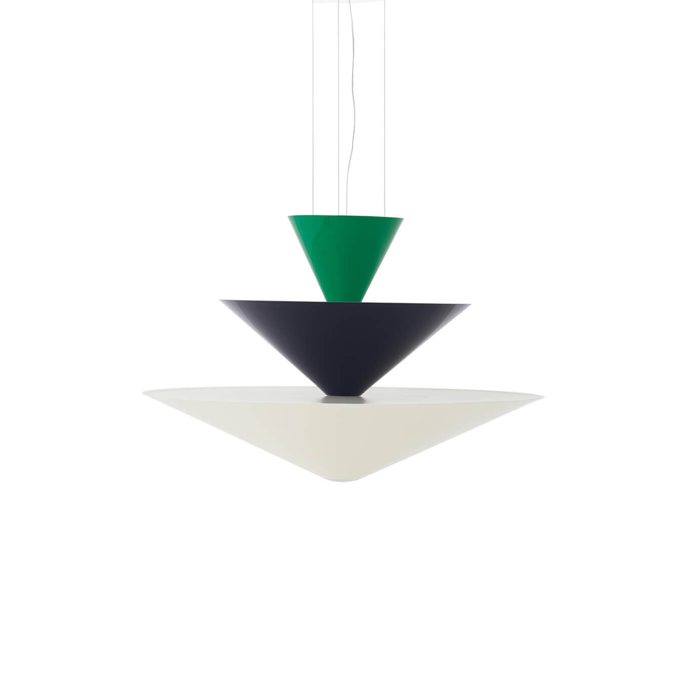 GIO LN15 Vert Signal, Bleu Profond & Blanc Ecru AND TRADITION