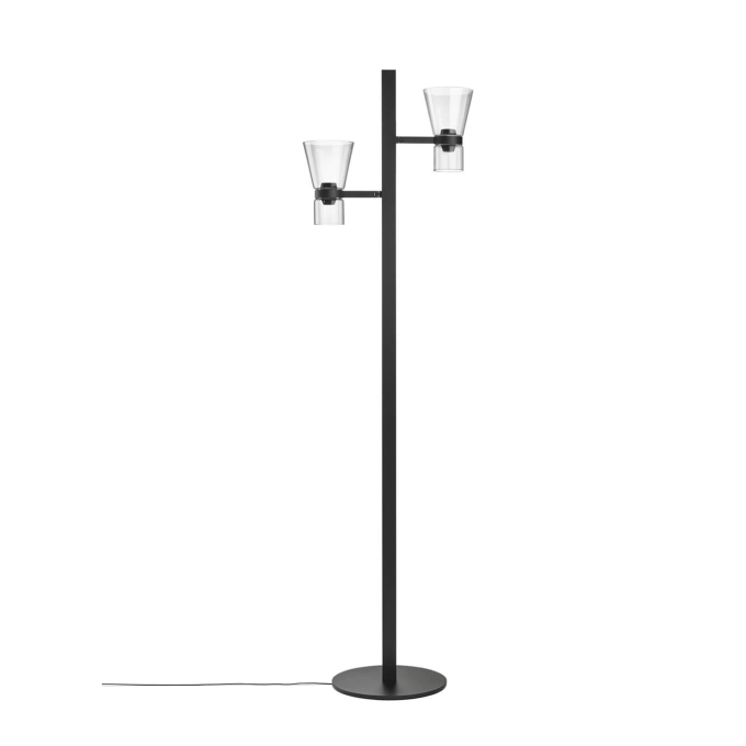 Floor Lamp NOCTURNE FLOOR 2 CONE Black FLOS