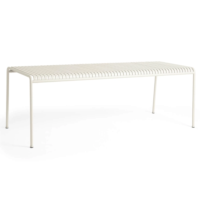 Outdoor Table PALISSADE W 220 White HAY