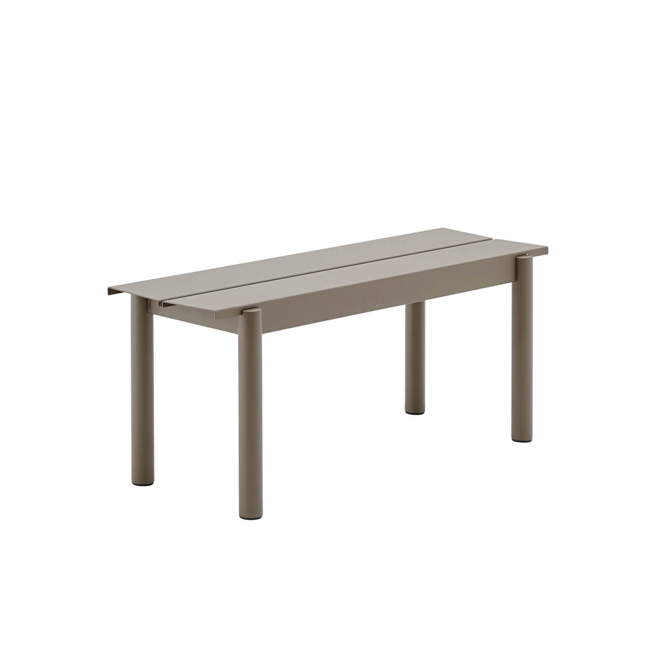 Banc LINEAR STEEL Taupe MUUTO