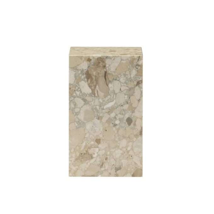 Table d'appoint guéridon PLINTH TALL Kunis Breccia AUDO COPENHAGEN