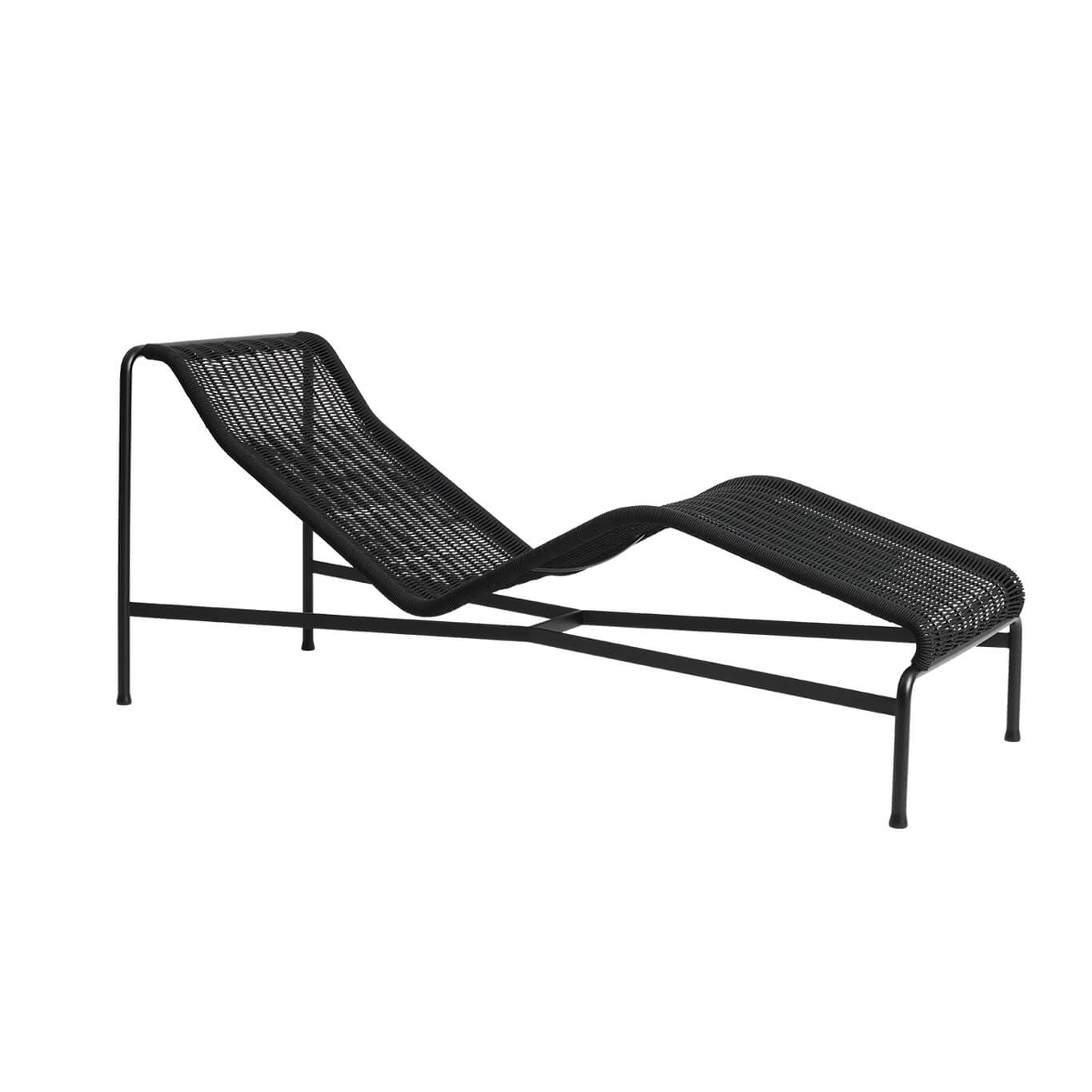 Bain de soleil, chaise longue et hamac Chaise longue PALISSADE CORD Anthracite HAY