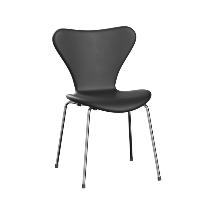 Dining Chair SERIE 7 Essential leather Black FRITZ HANSEN