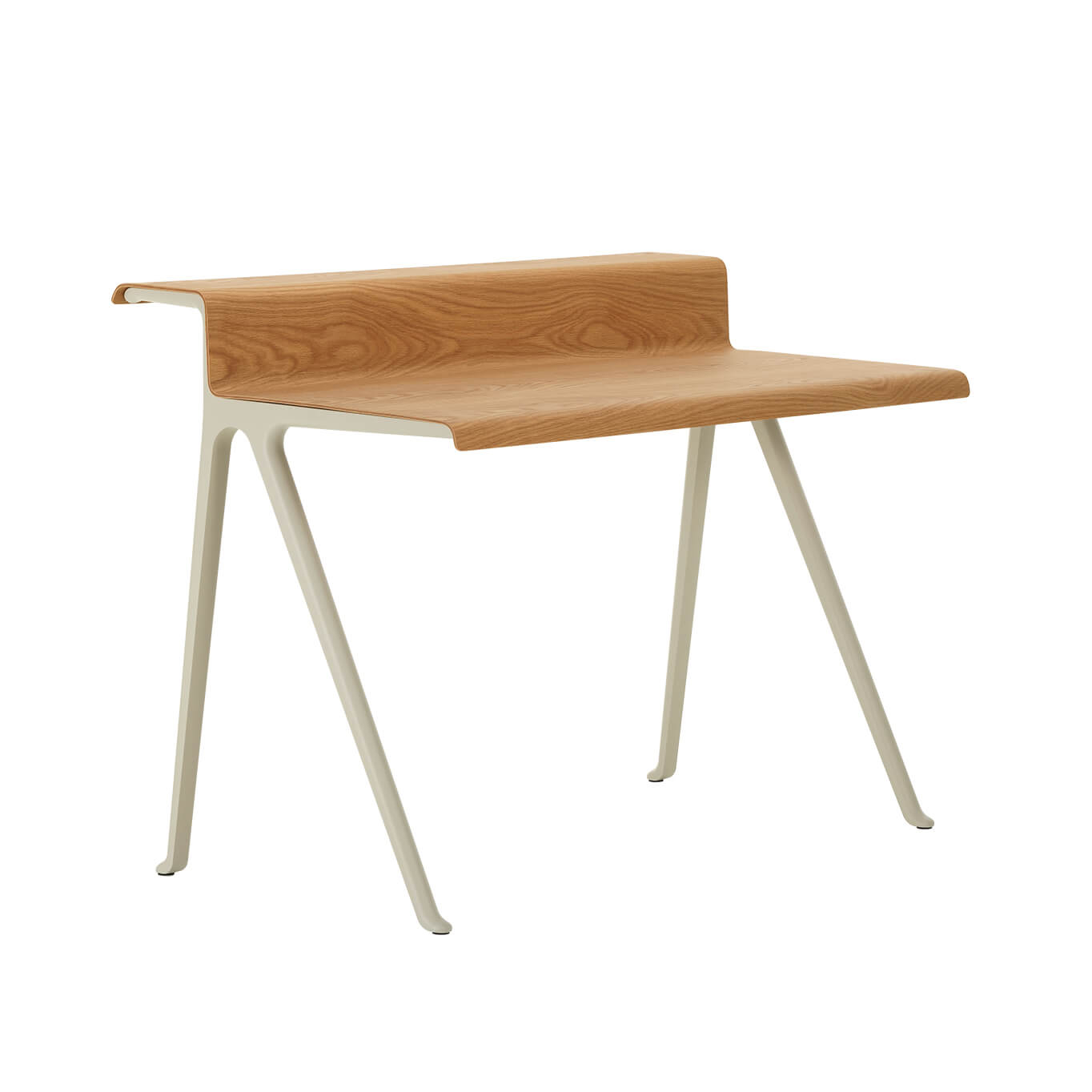 Desk COURIER Chalk/ Natural oak VITRA