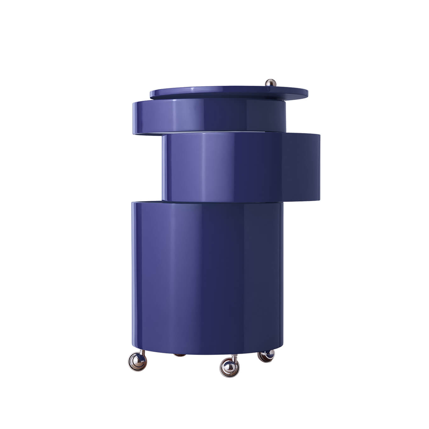 Meuble de rangement BARBOY Bleu Profond brillant VERPAN